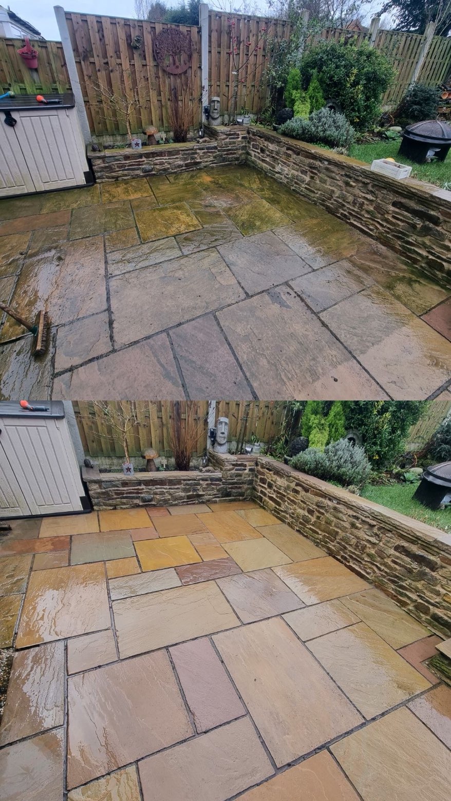 Indian Sandstone Before vs After 3