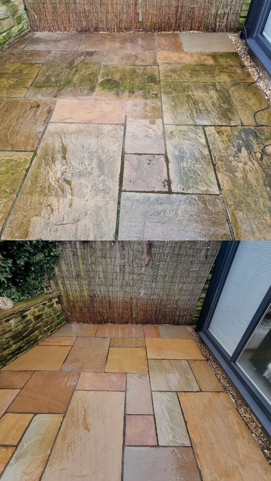 Indian Sandstone Before vs After 2